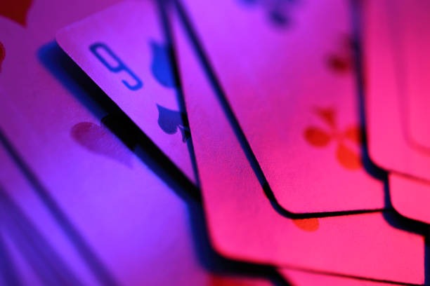 Multi-camera feed showing cards and shoe